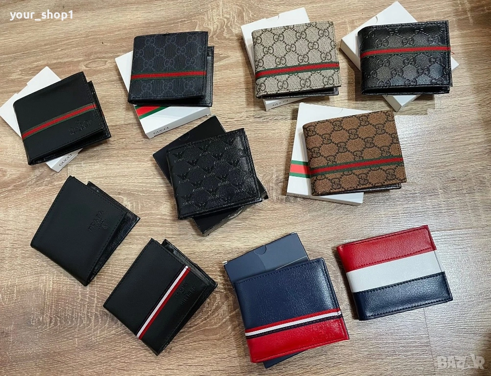 Мъжко портмоне / портфейл + кутия , снимка 1