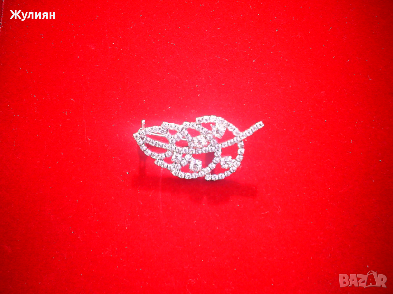 БРОШКА ЛИСТО, снимка 1