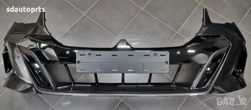 Нова Предна Броня Комплект BMW 5 i5 G60 G61 M Sport Paket Black Saphir, снимка 1