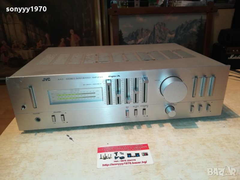 JVC A-X2 AMPLIFIER-MADE IN JAPAN 2002221003, снимка 1