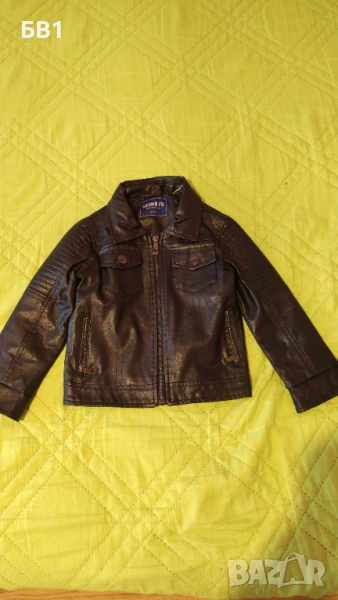 Детско кожено яке за МОМИЧЕ рр 3-4г, снимка 1