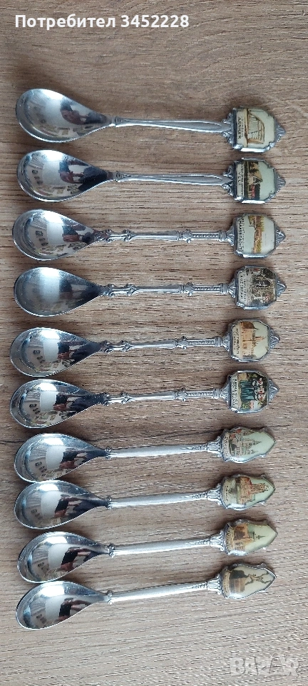лъжички серия 10 броя за колекционери , снимка 1