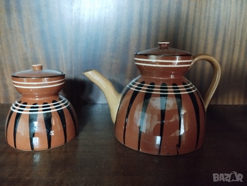 стар керамичен сервиз, снимка 1
