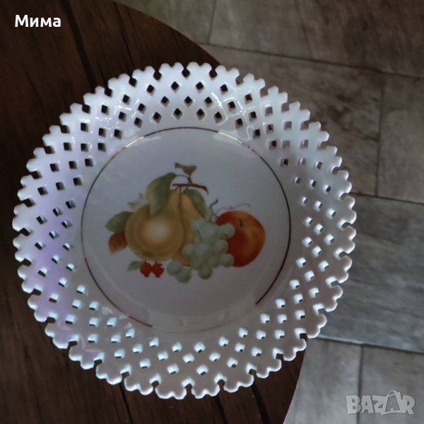 Порцеланови плата рязан порцелан, снимка 1