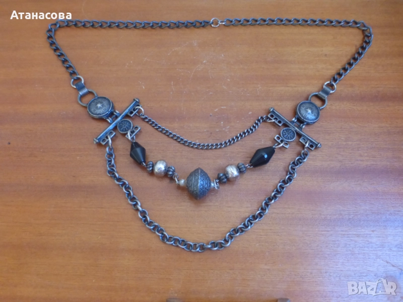 Български метален гердан МНХЗ 1970 г, снимка 1