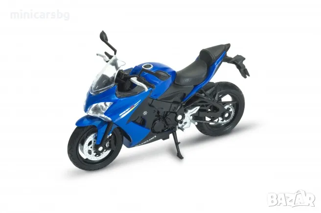 1:18 Метални мотори: 2017 SUZUKI GSX-S1000F - Welly, снимка 1
