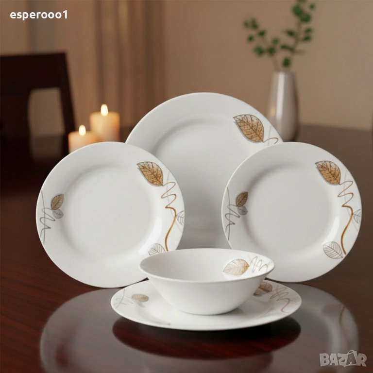 Чинии порцелан -24 части, снимка 1