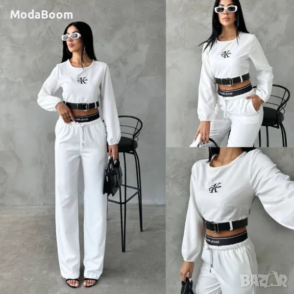 Calvin Klein дамски бял екип , снимка 1
