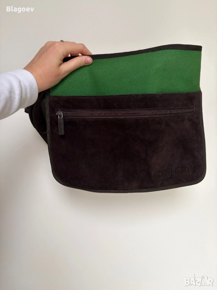 Чанта Miu Miu SS 1999 waist pouch, снимка 1