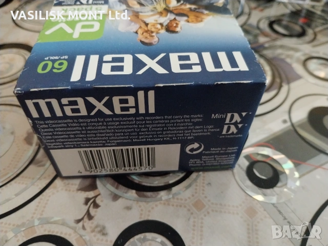 MiniDV Касета Maxell mini dv DVM60/90 SP/LP, снимка 4 - Камери - 53391378