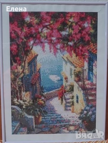Диамантен гоблен в рамка, снимка 2 - Гоблени - 44246263