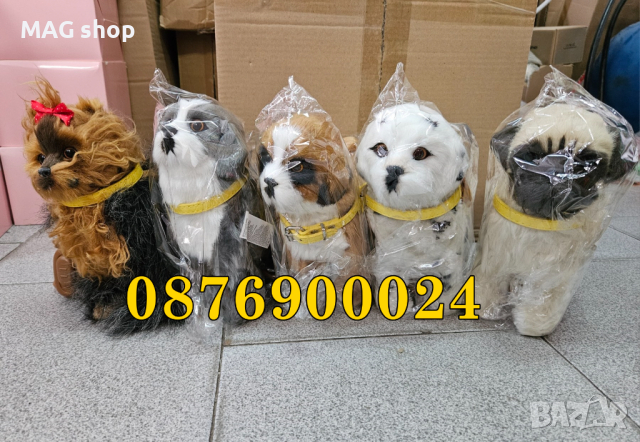 ПРОМО! Интерактивно Пухкаво ходещо Коте Куче на каишка с повод Музикално, снимка 3 - Музикални играчки - 44653620