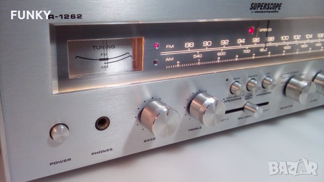 Superscope by Marantz R1262 Stereo Receiver, снимка 3 - Ресийвъри, усилватели, смесителни пултове - 34795699