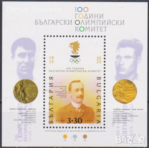 Чист блок 100 години БОК Олимпийски комитет 2023 от България