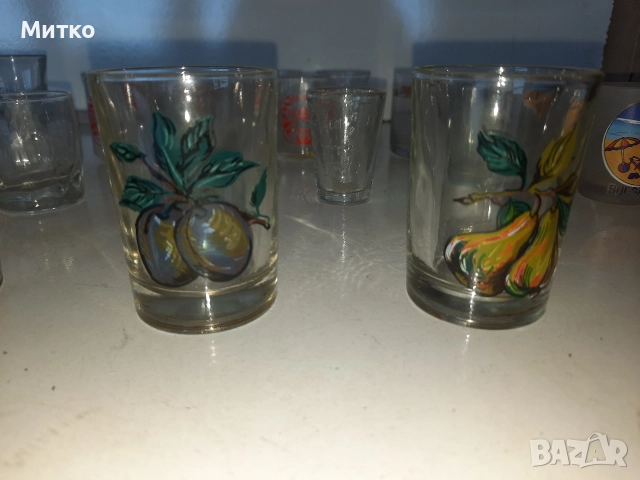 Малки колекционери стъклени чашки за алкохол , снимка 11 - Чаши - 52857175