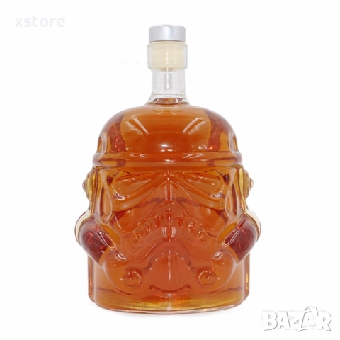 Стъклена бутилка шише Star Wars Stormtrooper - Стар уорс Артикул, снимка 3 - Други стоки за дома - 52793219