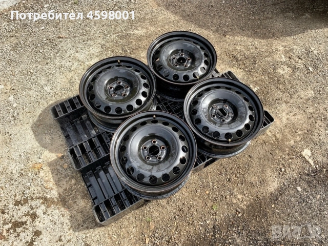 4бр.Оригинални железни джанти 16цола ET50 5x112 за Vw,Audi,Seat,Skodа, снимка 2 - Гуми и джанти - 53061607