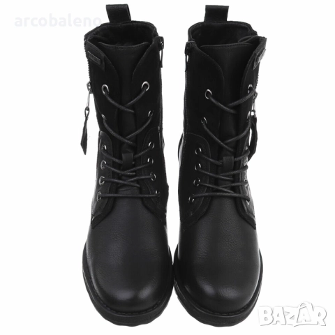 Дамски боти с връзки в употребяван вид, 4цвята , снимка 17 - Дамски боти - 51431170