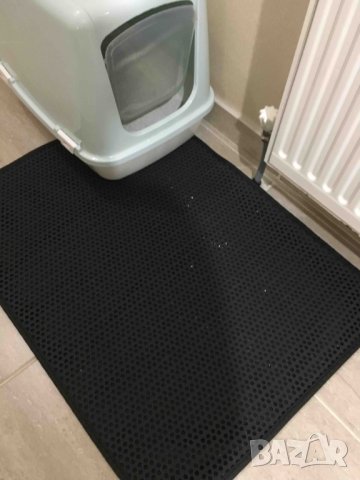 Двуслойна постелка за котешка тоалетна / Подложка за котешка тоалетна- два размера, снимка 2 - За котки - 39300660