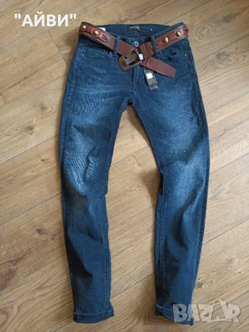 JASCK & JONES Мъжки еластични дънки, снимка 5 - Дънки - 50020093