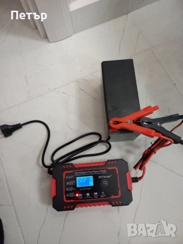 Зарядно за акумулатор, интелигентно 12V 6A с амперметър,волтметър,дисплей,температура,НОВО зарядно, снимка 4 - Аксесоари и консумативи - 44297708