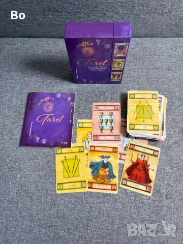 The Magic of Tarot – комплект с карти и книга, снимка 2 - Езотерика - 53415304