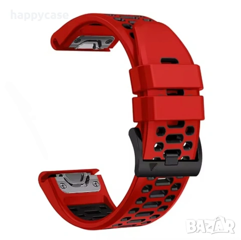 AERO QUICKFIT Силиконова каишка за Garmin Fenix/Instinct/Epix/Quatix/MARQ/Forerunner, снимка 10 - Каишки за часовници - 50074235