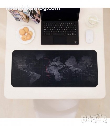 ГОЛЯМА ГЕЙМЪРСКА ПОДЛОЖКА ЗА БЮРО С ПРИНТ КАРТА НА СВЕТА - код 2118, снимка 2 - Геймърски - 33949341