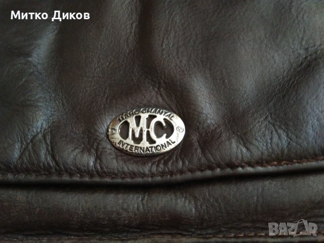 Marc Chantal маркова френска чанта за през рамо женска от естествена кожа 26х26х12см, снимка 3 - Чанти - 41496152