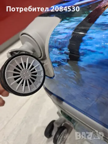 Куфар с телескопична дръжка,колелца и шифър, снимка 3 - Куфари - 49087040