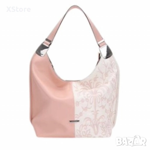 Елегантна дамска чанта с флорални мотиви, снимка 2 - Чанти - 52585368