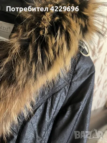 Яке с подвижна гарнитура от лисица, снимка 2 - Якета - 48777199