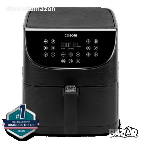 Фритюрник с горещ въздух Cosori Pro Air Fryer, Голям капацитет - 5.5L XXL