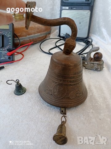 старо малко звънче, чан, хлопка за врата , снимка 10 - Други стоки за дома - 44157276