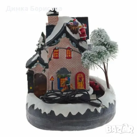 Коледна светеща декорация с Дядо Коледа - Оживете празничния дух у дома, снимка 6 - Декорация за дома - 47557110