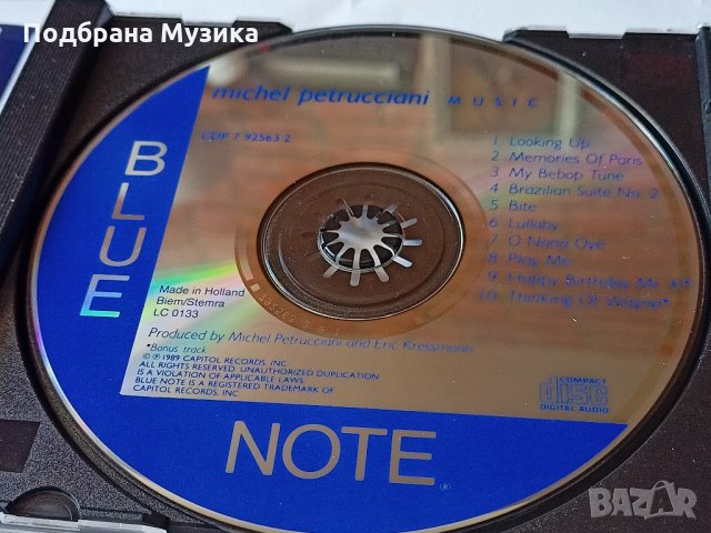 MICHAEL PETRUCCIANI - MUSIC , снимка 3 - CD дискове - 34091357