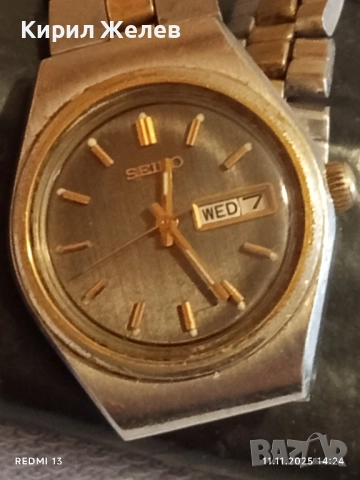 Марков дамски часовник SEIKO AUTOMATIC JAPAN рядък за ЦЕНИТЕЛИ 51543, снимка 3 - Дамски - 52376594