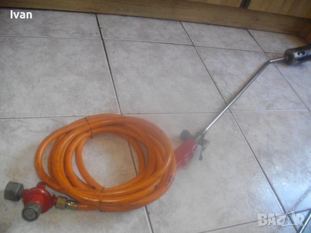 Газова Горелка 89 ROTHENBERGER-За Хидроизолации/Покриви-С Маркуч 5 м и Редуцир Вентил-Оригинални-Отл, снимка 8 - Други инструменти - 42121837