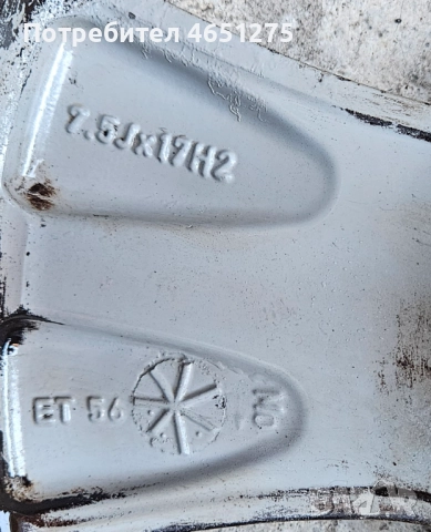 Оригинални немски алуминиеви джанти 17 цола за Ауди/Фолксваген/Шкода/Сеат, снимка 5 - Гуми и джанти - 52436134