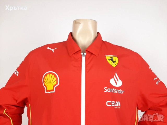 Puma Scuderia Ferrari F1 Team Coach - Оригинално мъжко яке р-р XL, снимка 8 - Якета - 52666741