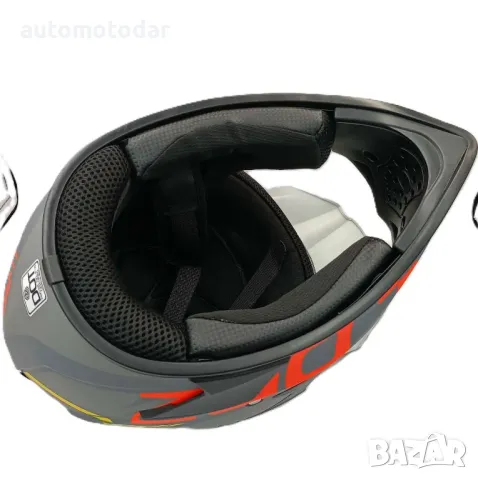 Каска за крос и атв ORZ, снимка 3 - Аксесоари и консумативи - 49632696