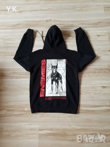 Оригинален мъжки суичър Black Squad, снимка 3 - Суичъри - 38600597