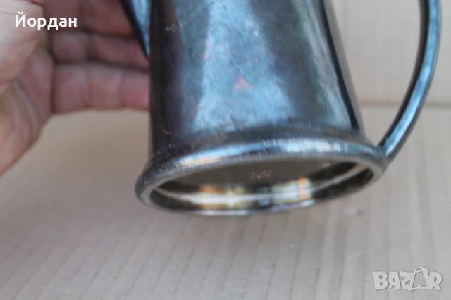 Посребрена кана за кафе/чай, снимка 6 - Антикварни и старинни предмети - 50954529