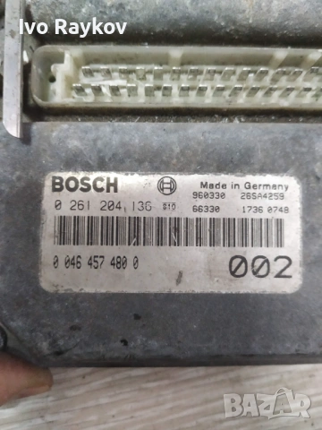 Компютър двигател LANCIA Y 96-03г. 1.4 12V , 00464574800 0261204136, снимка 2 - Части - 53443977