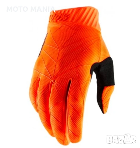 100% Ridefit Fluo Orange/Black ръкавици
