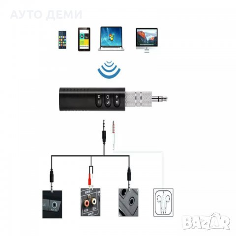 Bluetooth 4.1 AUX Блутут 4.1 АУКС силен звук и гласово известяване за кола автомобил дом офис , снимка 8 - Аксесоари и консумативи - 33796204