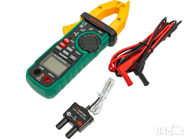 Амперклещи Mastech MS2009C, VAC, VDC, AAC, OHM, F, Hz, °C, NCV
