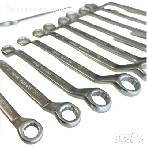 Комплект звездогаечни ключове лули 6 – 32 мм 12 части KraftRoyal, снимка 2 - Други инструменти - 50360387