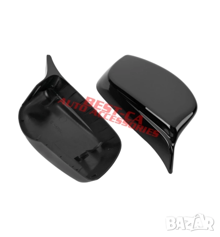 Капаци за огледала със щипки черен пиано лак Batman Style подходящи за BMW E60 E61 pre-facelift , снимка 4 - Аксесоари и консумативи - 52687710