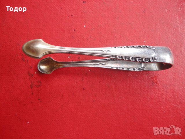 Невероятна сребърна щипка за бучка захар или лед , снимка 4 - Бижутерийни комплекти - 40680542